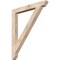Ekena Millwork Traditional Slat Smooth Bracket, Douglas Fir, 3 1/2"W x 34"D x 40"H BKT04X34X40TRA06SDF - alternate 1
